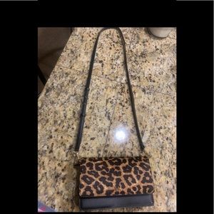 Michael Kors Leopard print crossbody purse